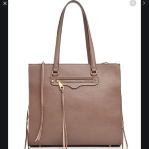Rebecca Minkoff Always On Side Zip Regan Tote Mink NWT
